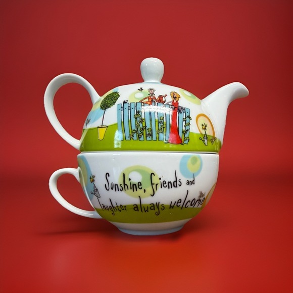 Creative Tops Other - Creative Tops Born To Shop Gifts For Her Sunshine Friends Laughter Cup Teapot 09